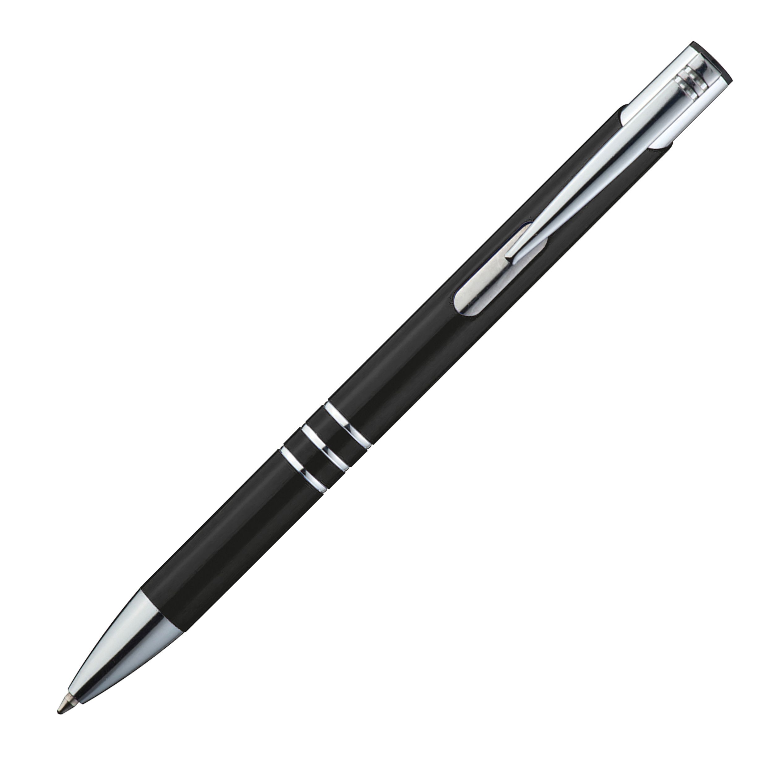 Metall Kugelschreiber Ascot - schwarz-358