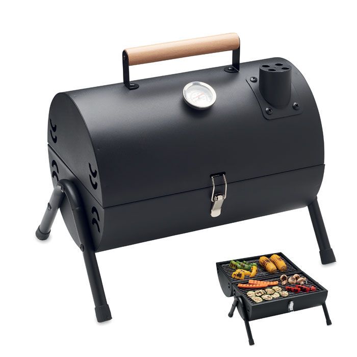 Tragbarer BBQ Grill CHIMEY - schwarz-754