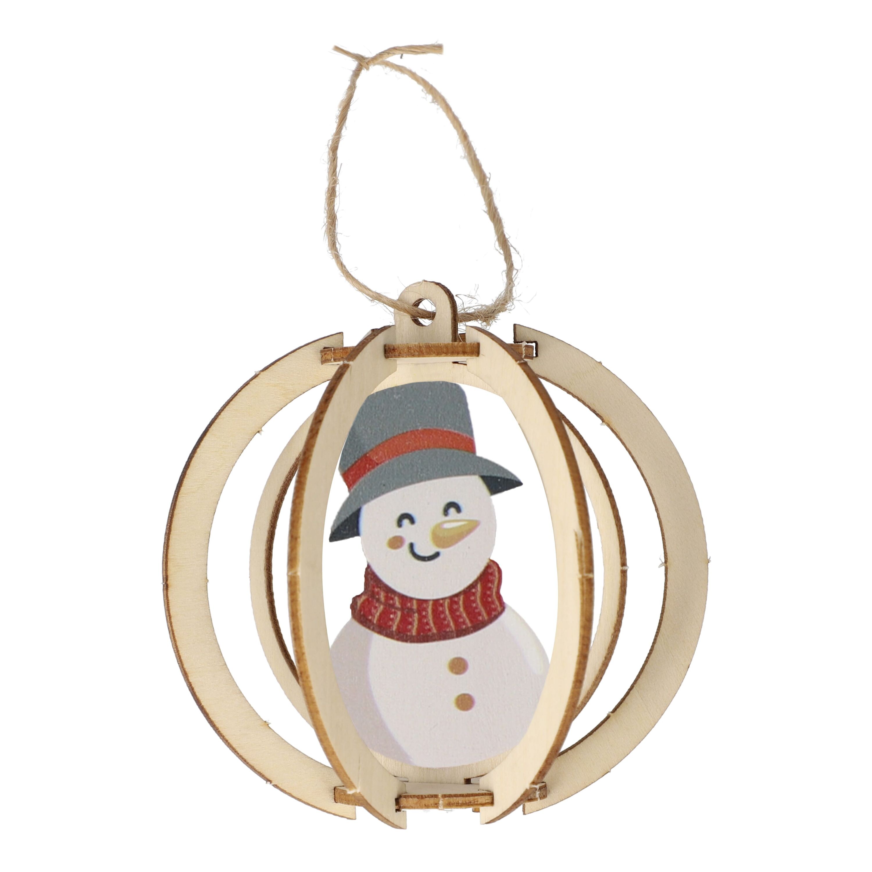 InSideOut Weihnachtsschmuck aus Holz 3er-Set - natur-248