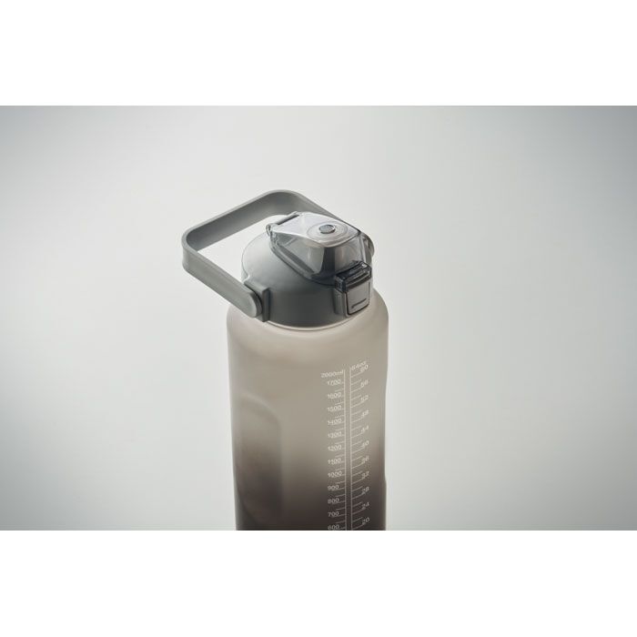 RPET-Trinkflasche 2000ml ACTIVATE MAX - schwarz-810