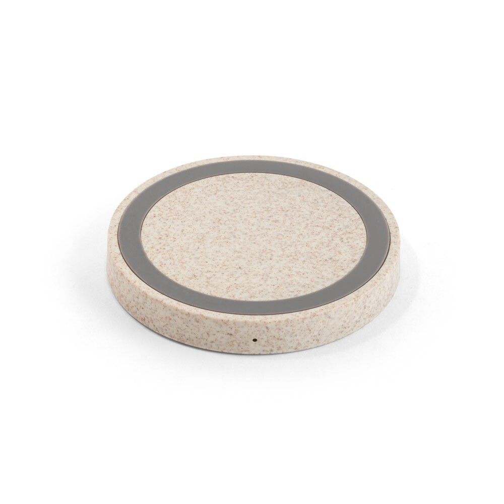 CUVIER 5W wireless Ladegerät aus ABS und Strohfaser - natur-688