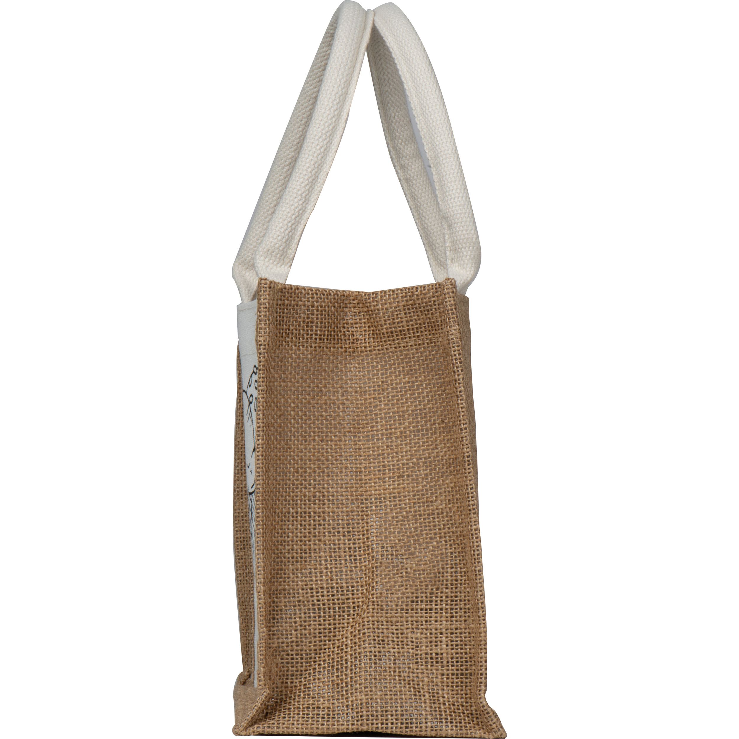 Jute Baumwolltasche zum Ausmalen  - beige-972