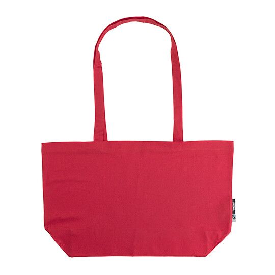 Shopping Bag With Gusset - red-391