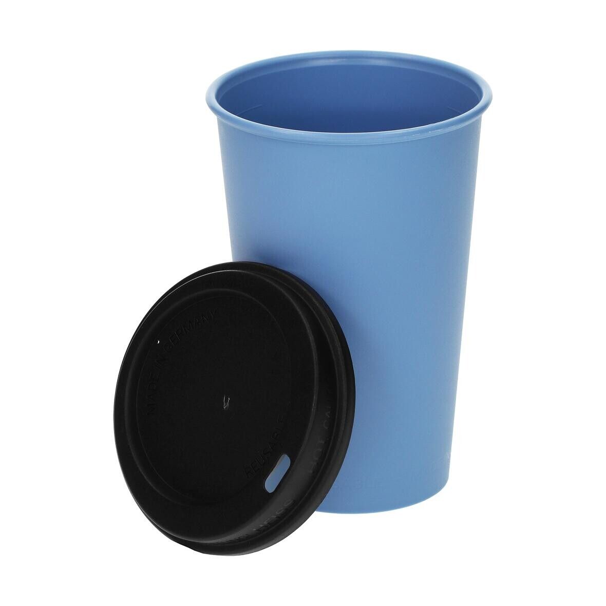 Kaffeebecher ToGo, 0,3 l - geselliges grün - schwarz-471
