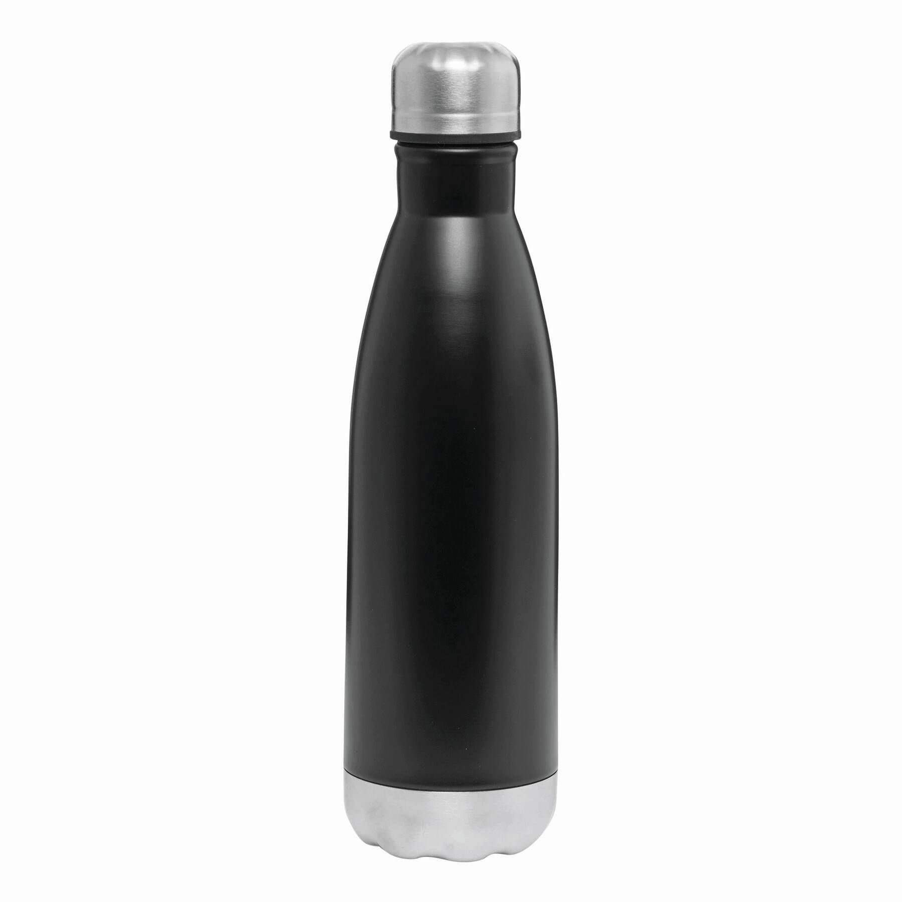 Vakuum-Trinkflasche GOLDEN TASTE doppelwandig - schwarz-329