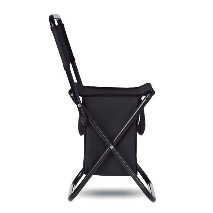 Klappstuhl mit Kühltasche SIT & DRINK - schwarz-546
