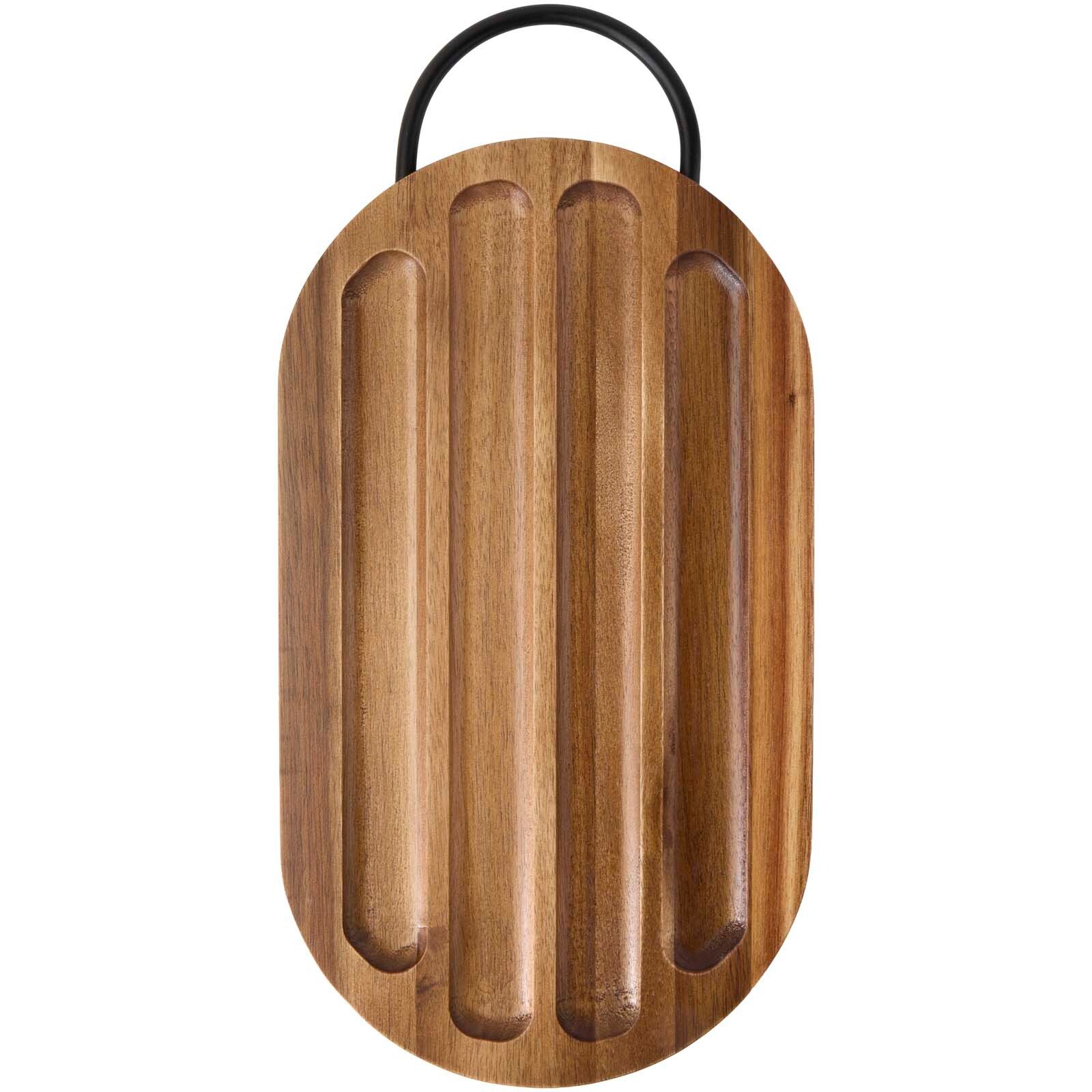 Prestige Akazienholz Schneidebrett mit Brotmesser - holz-308