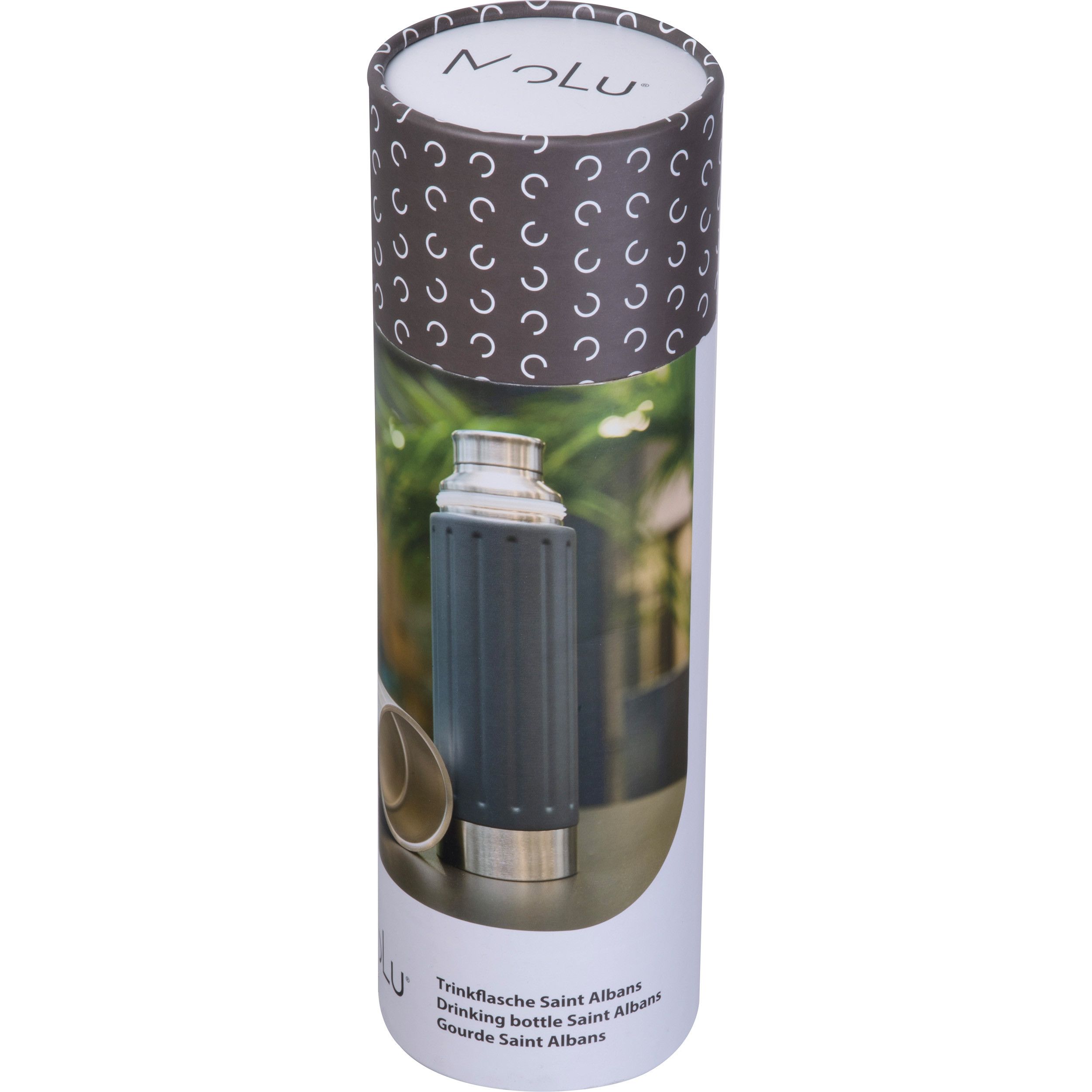 MoLu Edelstahlflasche kupferisoliert Saint Albans - anthrazit-495