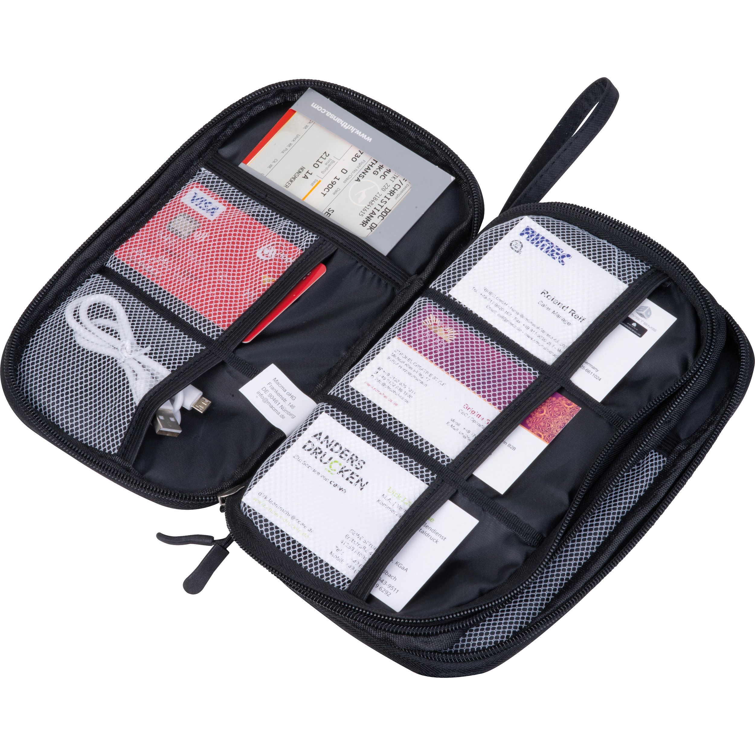 RPET Travel Case OTYLIA - schwarz-645