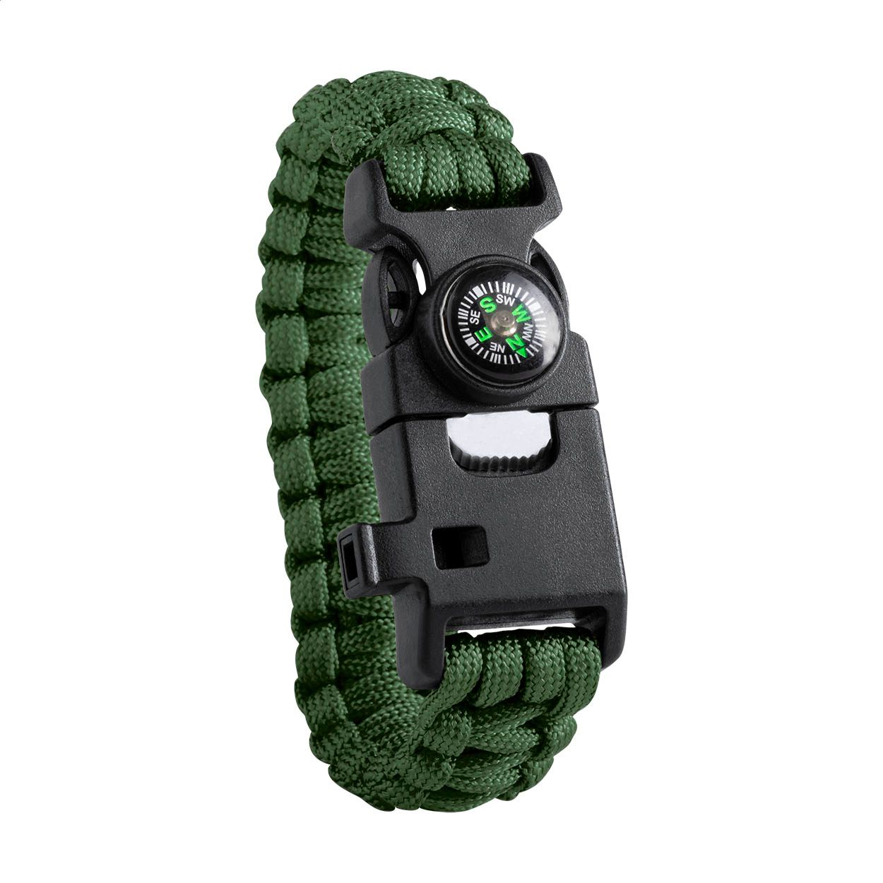 Peary Survivor-Armband - grün - schwarz-924