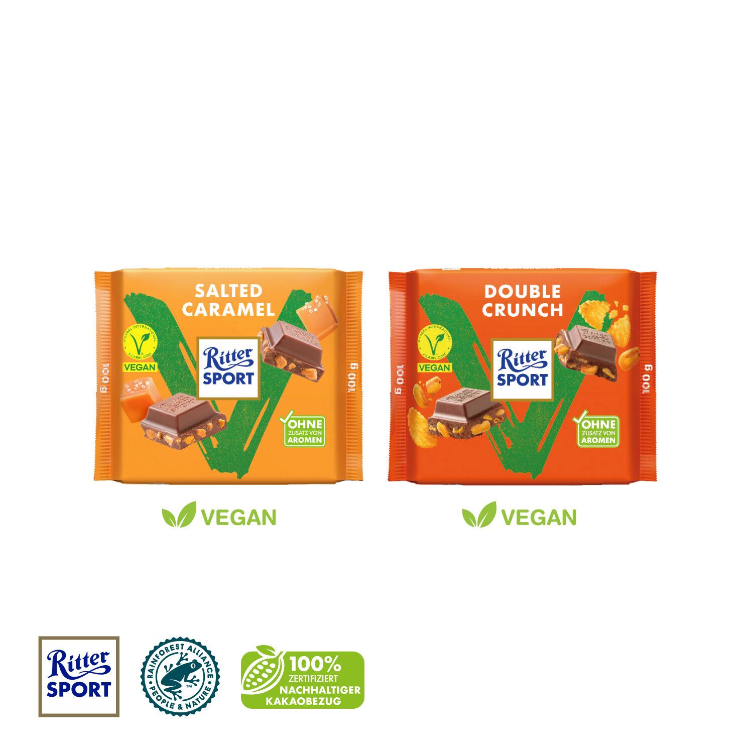 Ritter Sport "Vegan" mit Werbebanderole-906