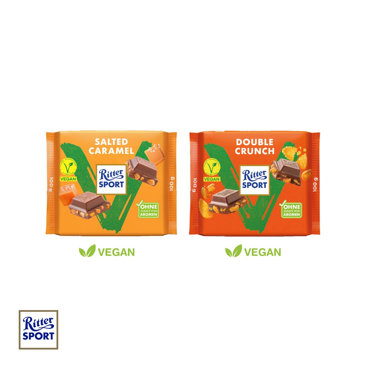 Ritter Sport "Vegan" mit Werbebanderole-906