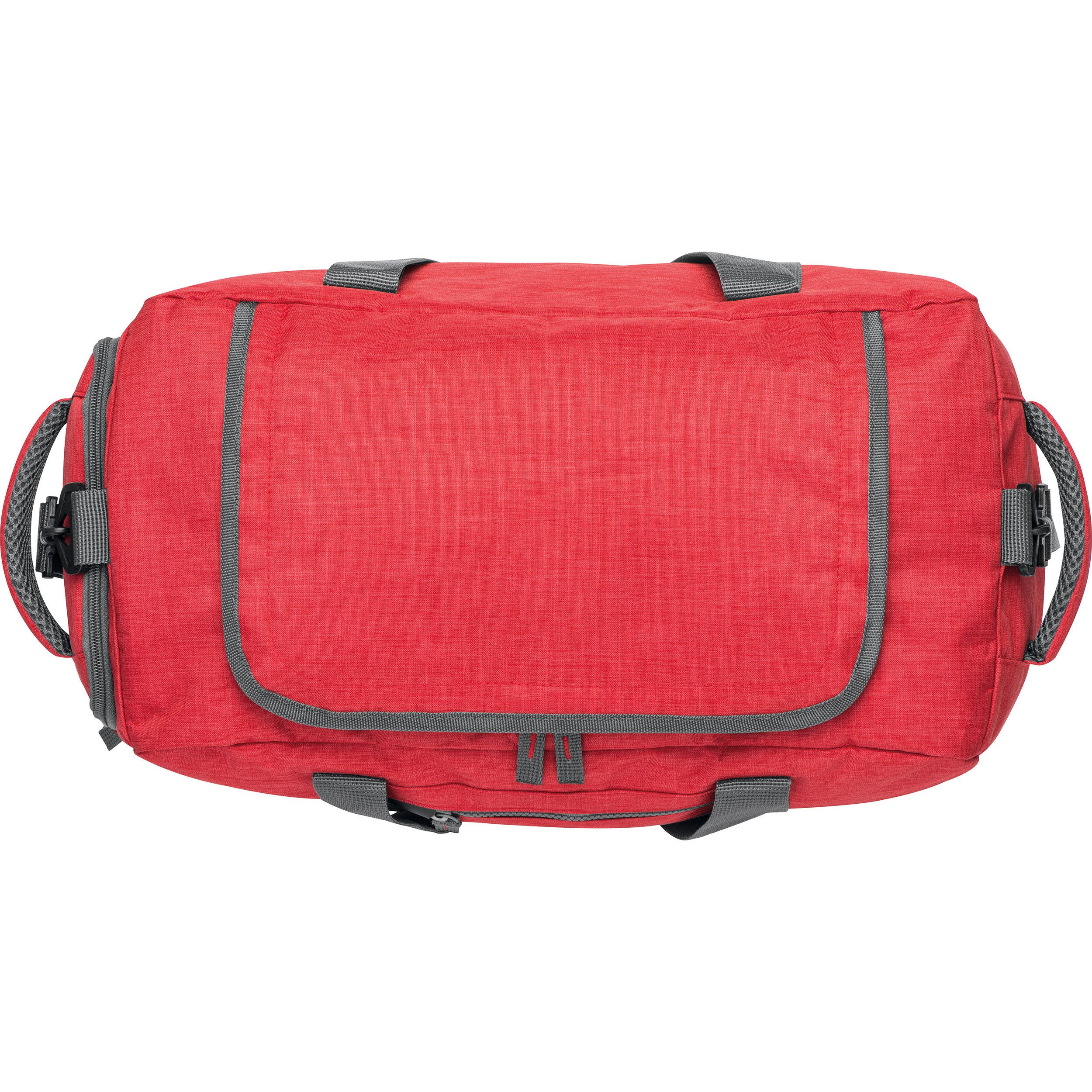 Hochwertige Sporttasche aus Polyester - rot-941