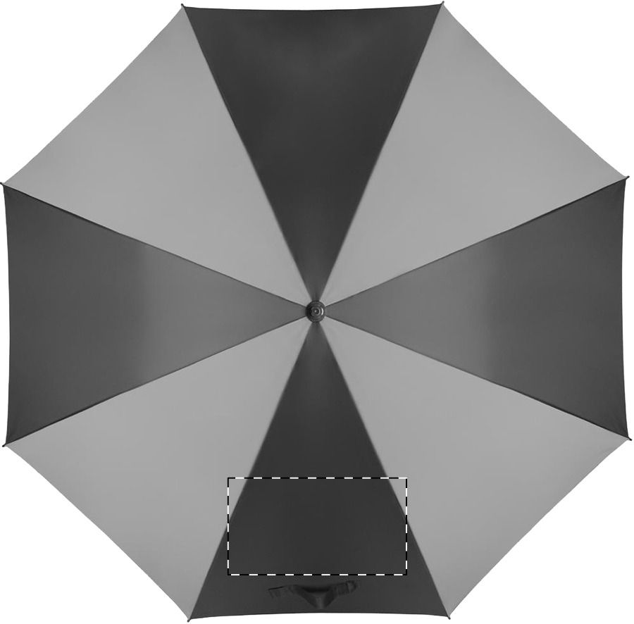 Veredelungsposition Segment 1 - mit Verschlussband (Segmentnumerierung im Uhrzeigersinn)