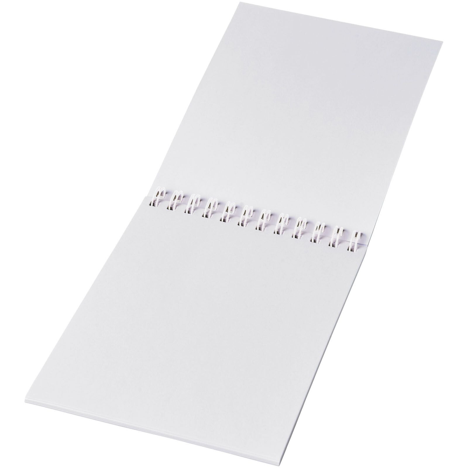 Desk-Mate A6 Notizbuch mit Spiralbindung - weiss-849