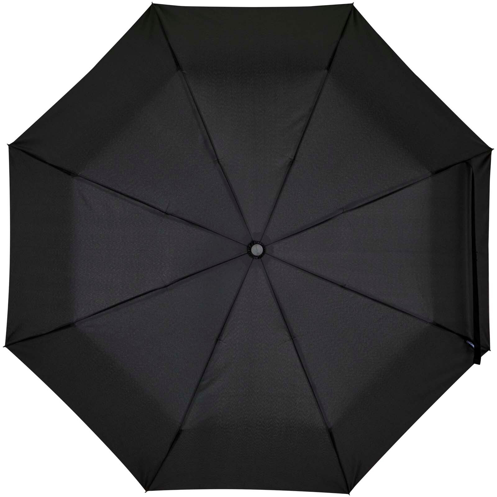 SMART 21" Zoll Kompaktregenschirm aus RPET - schwarz-15