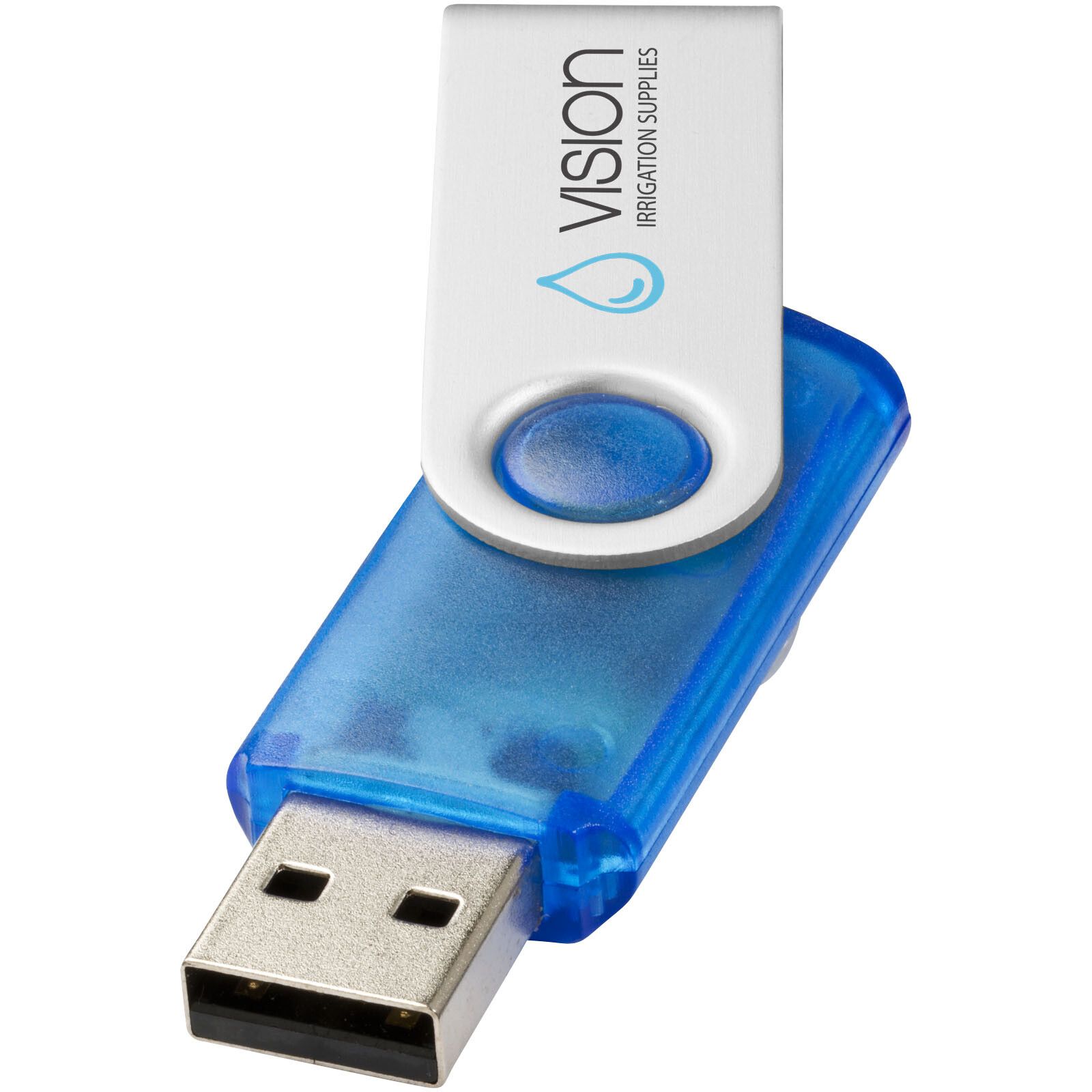 Twister Transculent USB-Stick - blau - 8 GB-458