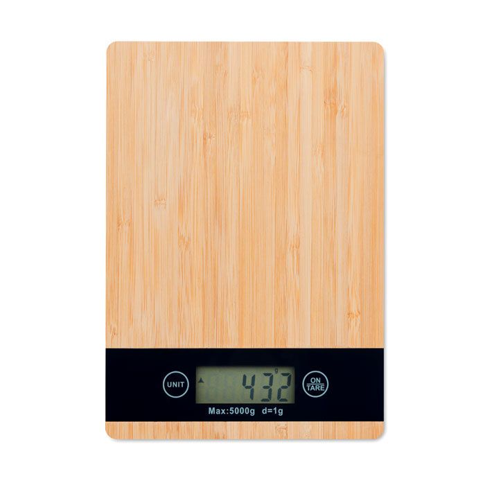 Digitale Küchenwaage Bambus PRECISE - holz-674
