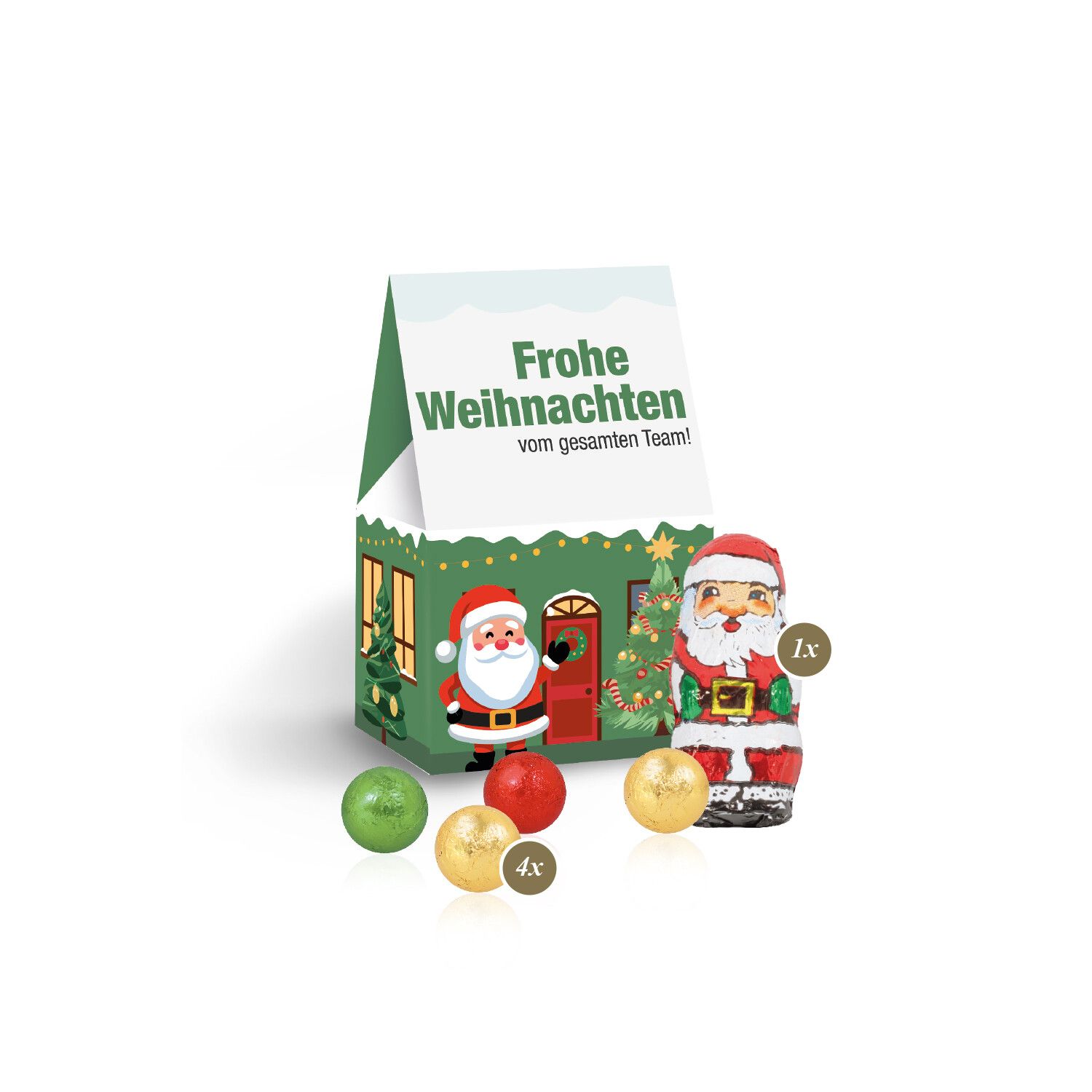 Präsent "Christmas Minis" mit Fairtrade Schokolade-901