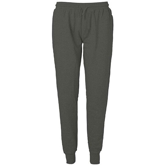 Sweatpants With Cuff And Zip Pocket - charcoal-849