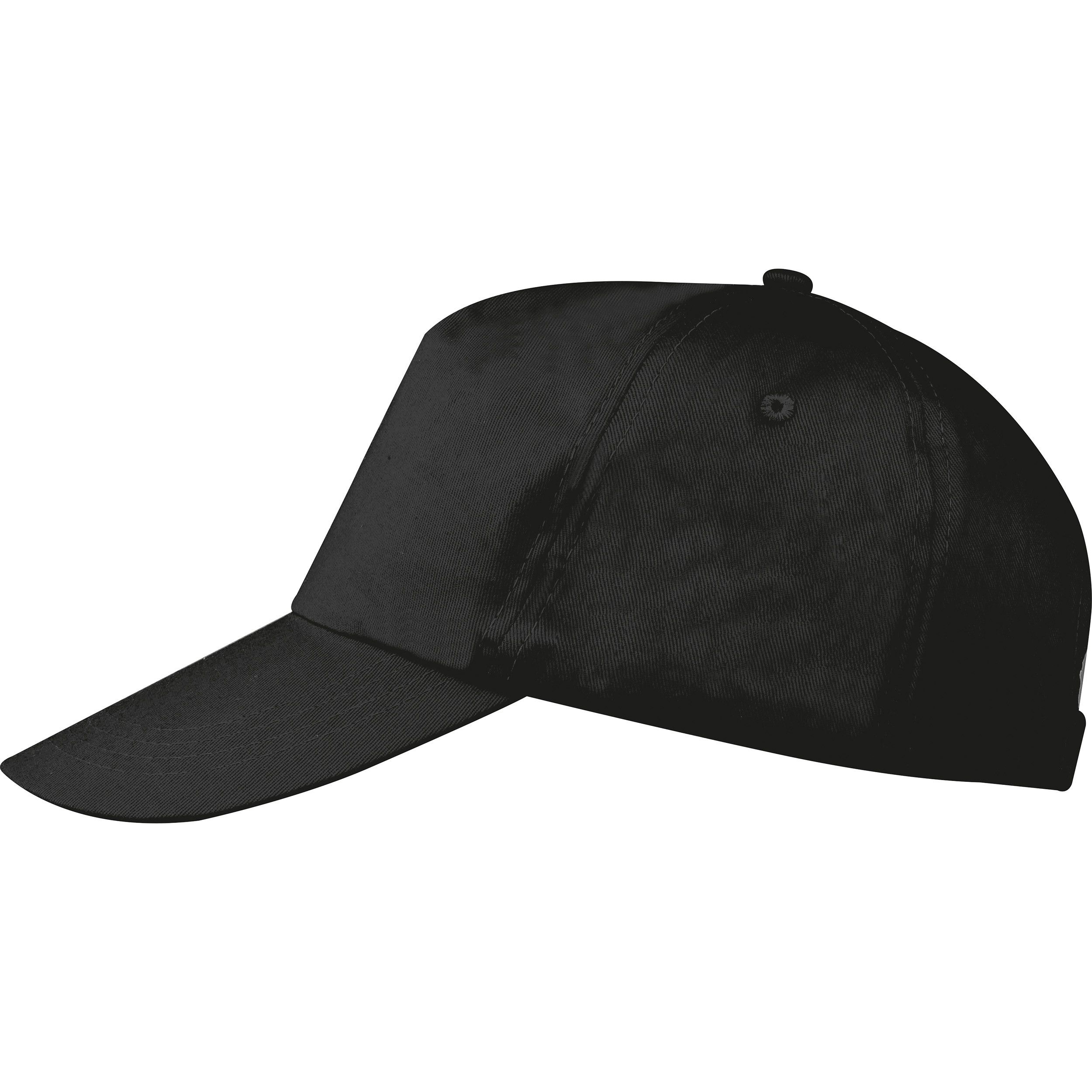 5 Panel Baseballcap Santa Fe - schwarz-373