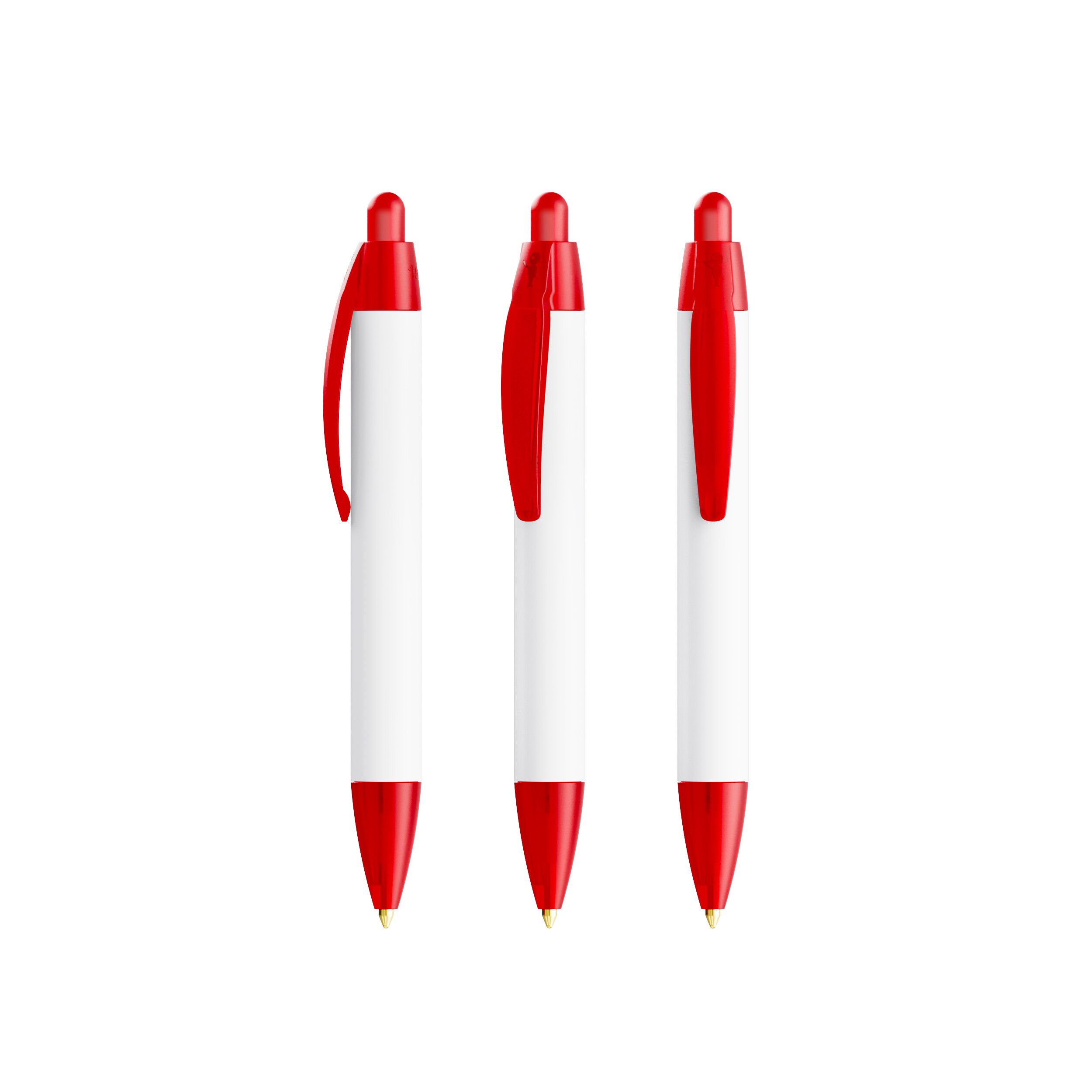 BIC® Wide Body Mini Digital Kugelschreiber, Mine blau - gefrostetes rot-381