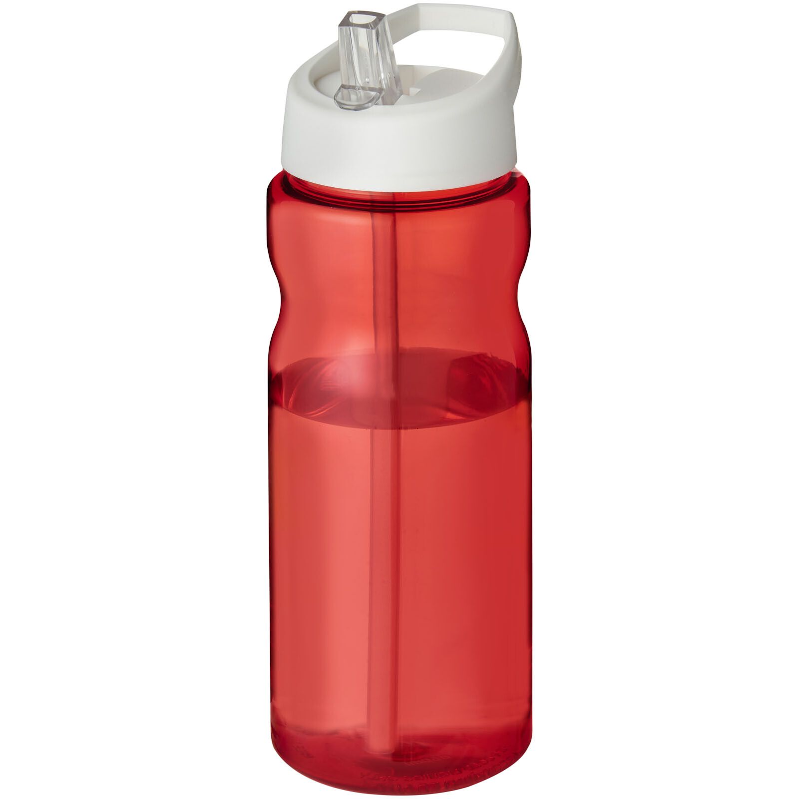 H2O Active Eco Base 650 ml Sportflasche mit Ausgussdeckel - rot -  weiss-61