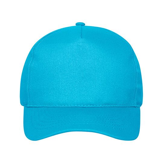 5 Panel Cap Bio Cotton - turquoise-247