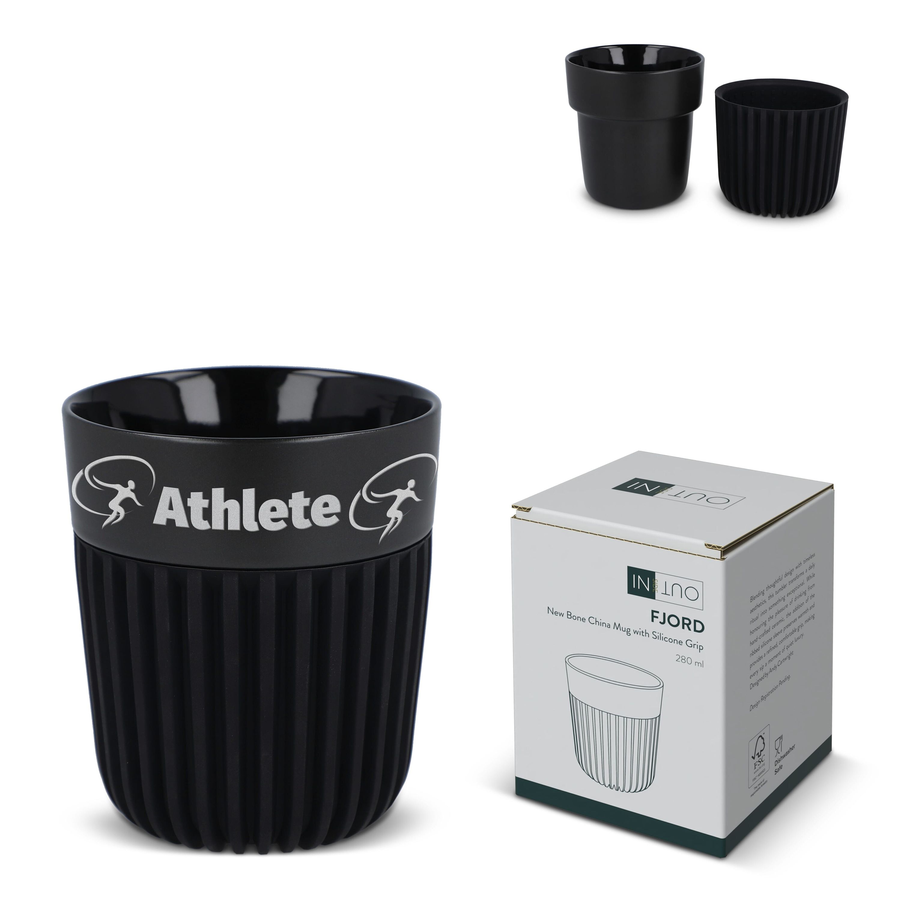 InSideOut All Black Premium-Becher Fjord 280 ml - schwarz-543