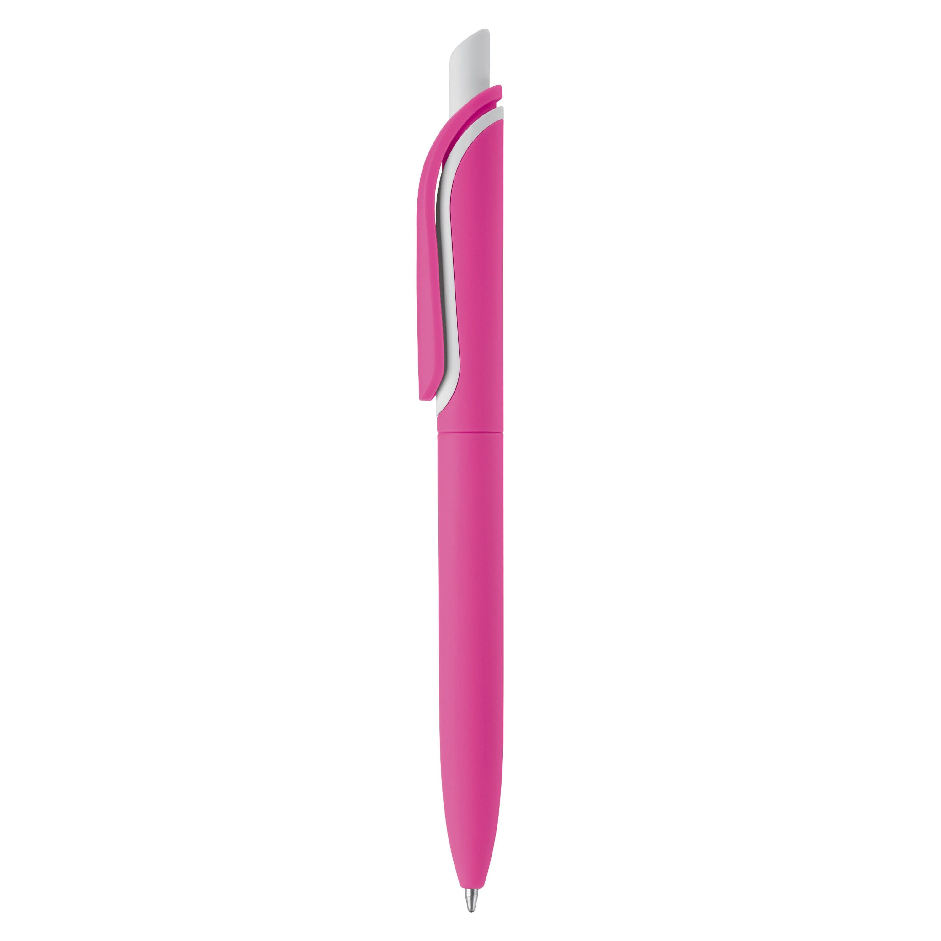 Kugelschreiber Click-Shadow Soft-Touch Hergestellt in Deutschland - rosa-174