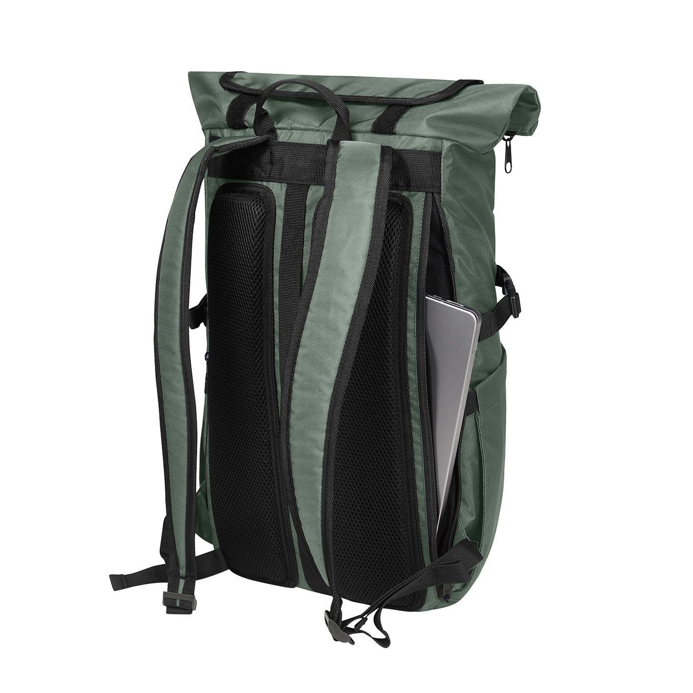 Notebook-Rucksack FLEX - grüngrau-619
