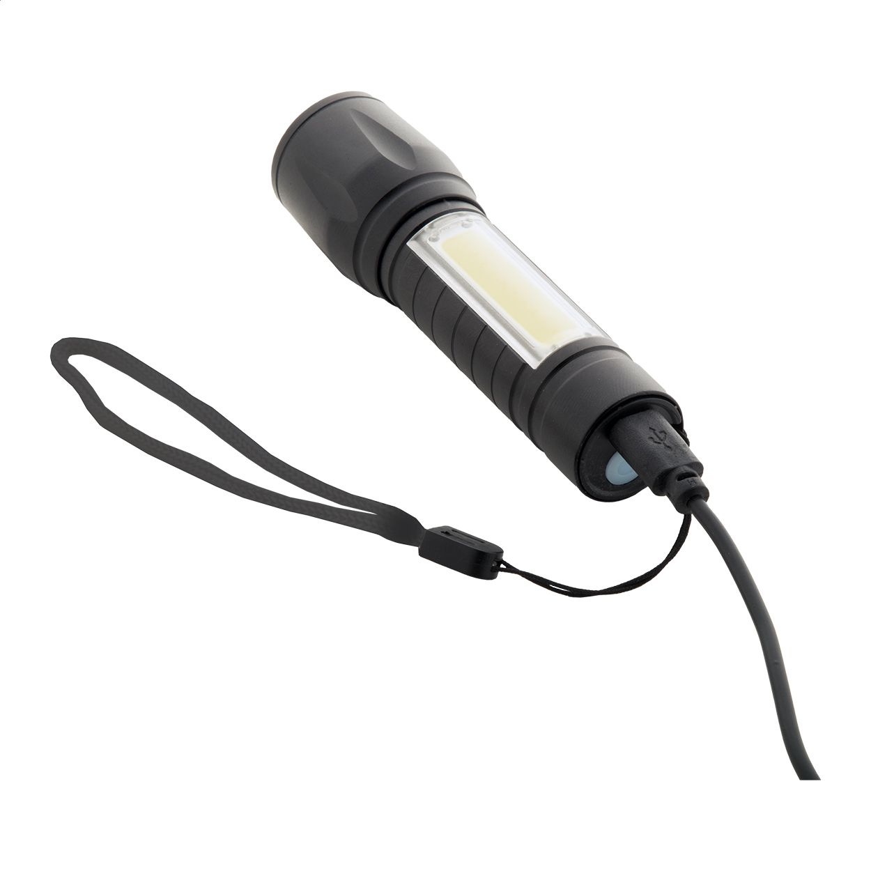 Akku-Taschenlampe Chargelight Zoom - schwarz-619
