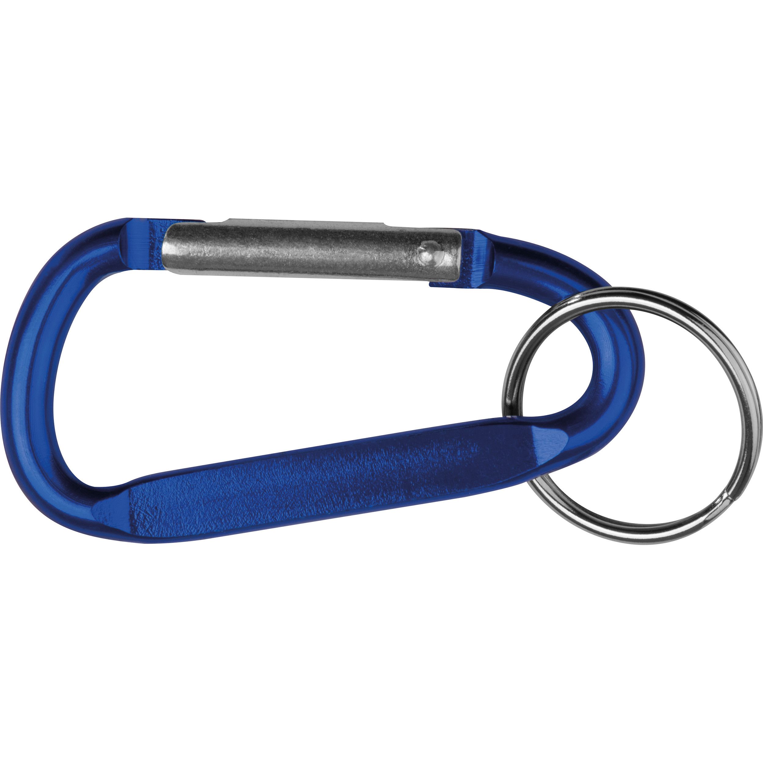 Schlüsselanhänger mit Karabinerhaken - blau-996