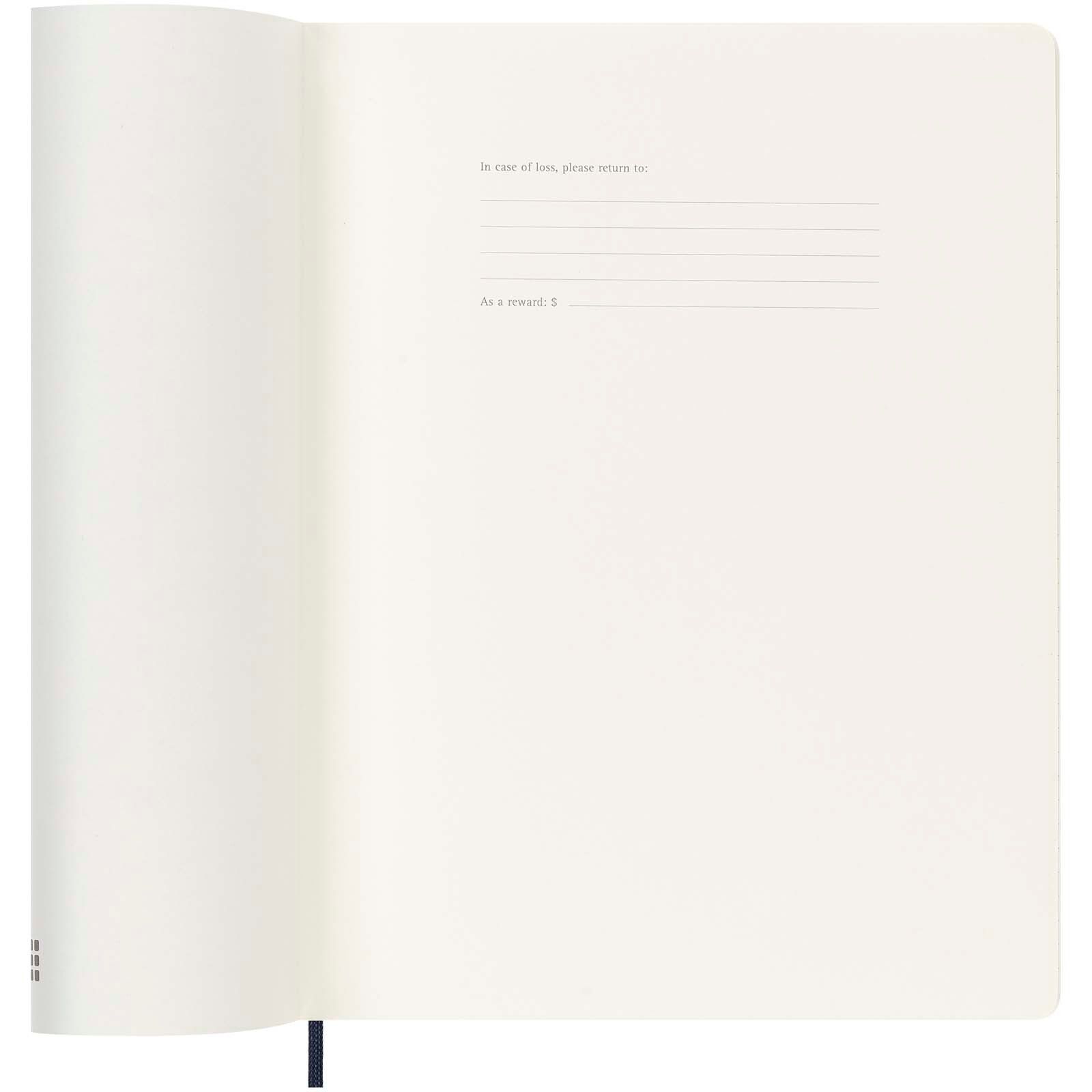 Moleskine Softcover 12 Monate Wochenkalender XL - saphir-990