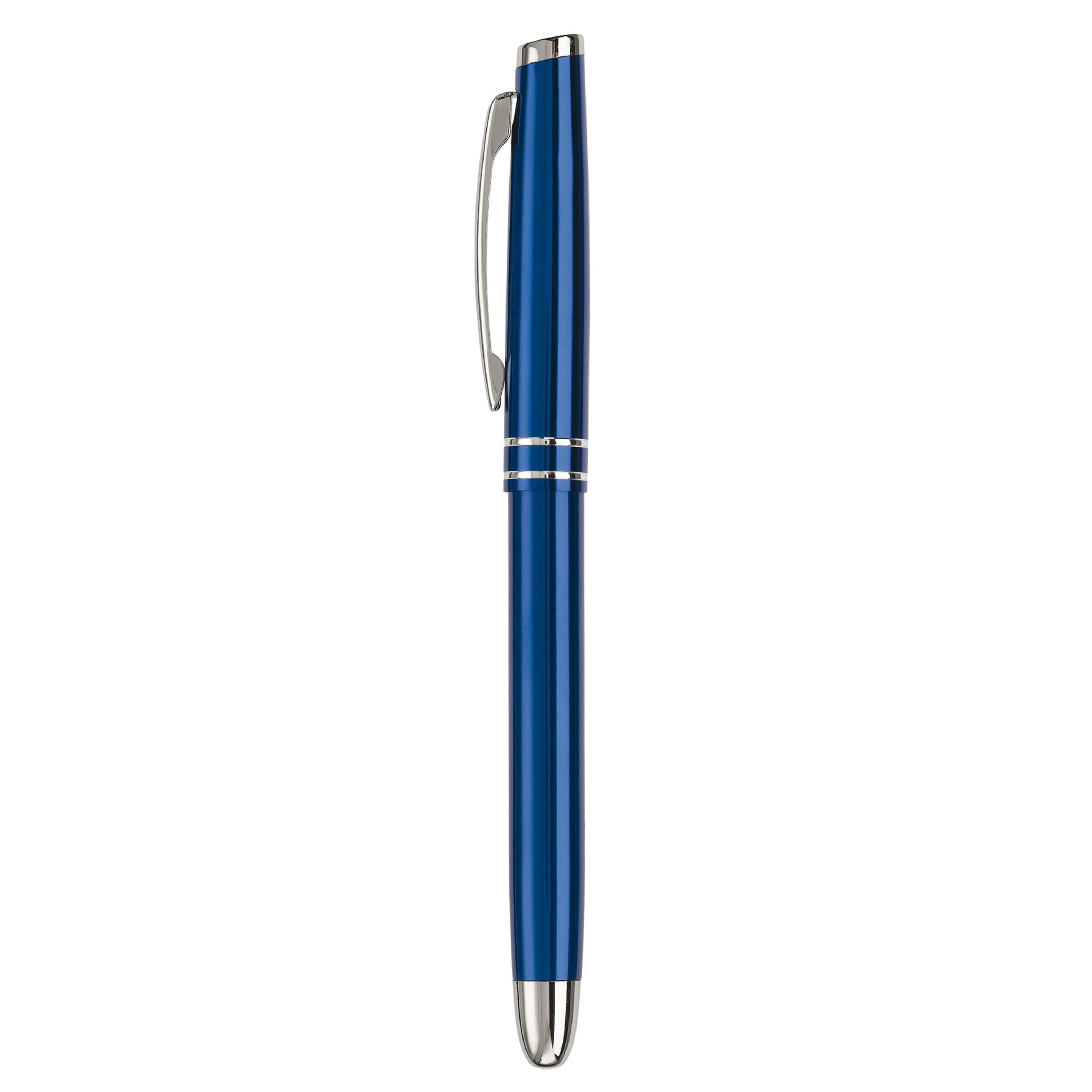 Aluminium Rollerball mit 2 Ringen - dunkelblau-726