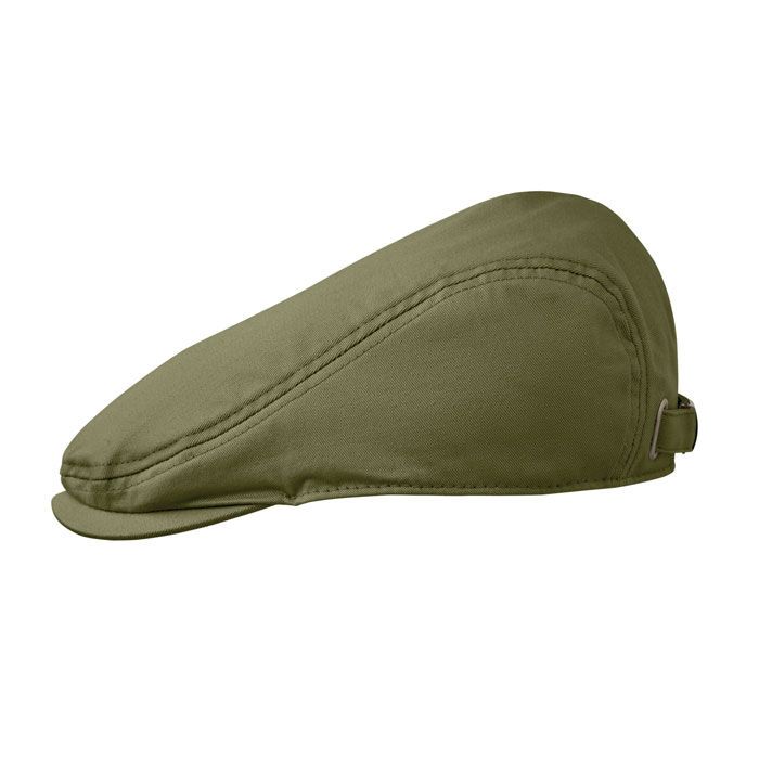 Newsboy-Kappe 235 g/m² FLAT PEAK - armeegrün-933
