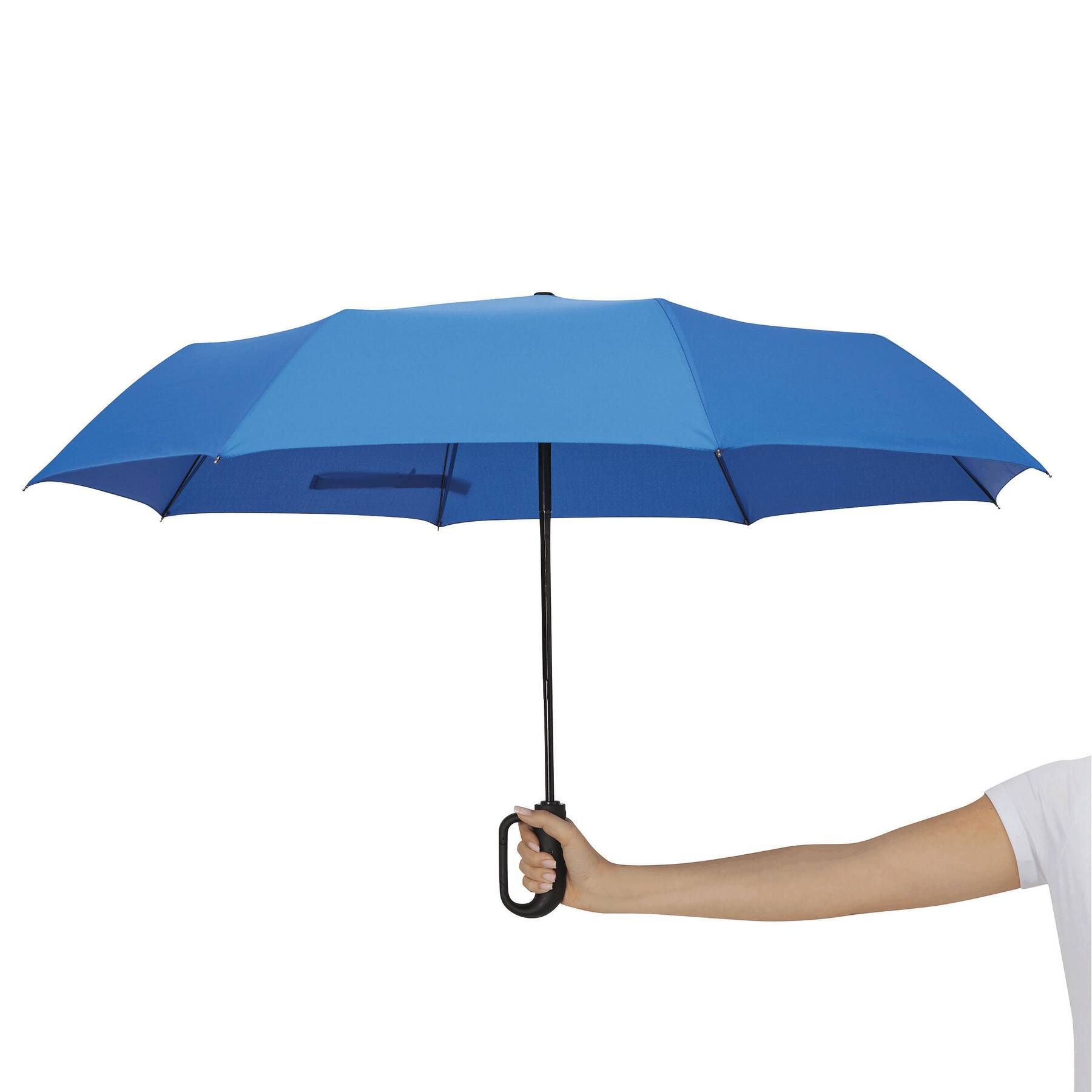Vollautomatischer Windproof-Taschenschirm SCIROCCO - blau-292