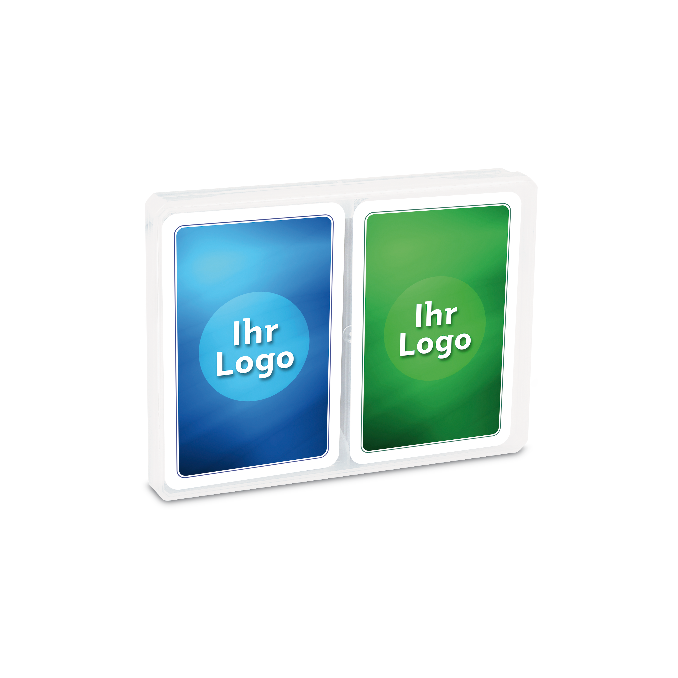 Rommé, frz. Bild, 2 x 55 Blatt, im Doppel-Kunststoffetui-842