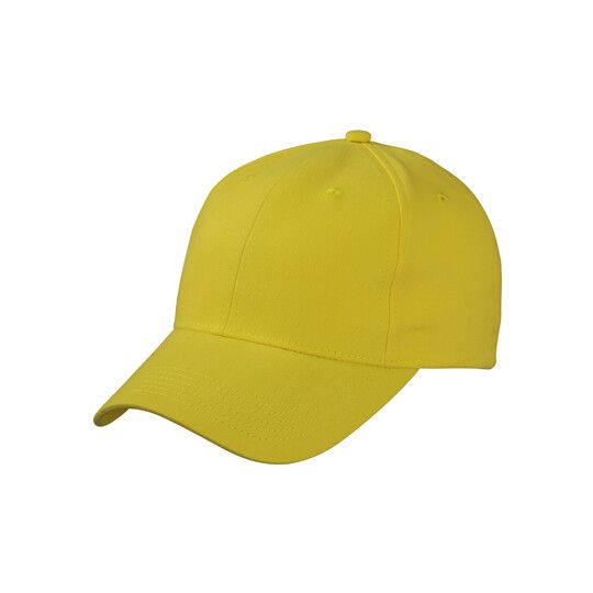 Brushed 6-Panel Cap - sun yellow-496