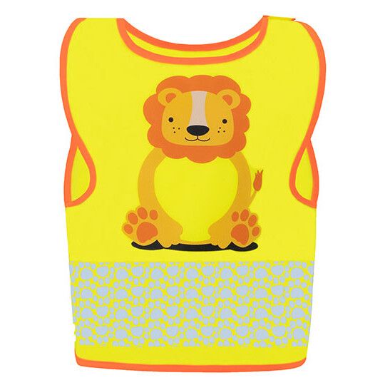 Children's Safety Vest Funtastic Wildlife CO² Neutral - lion yellow-211