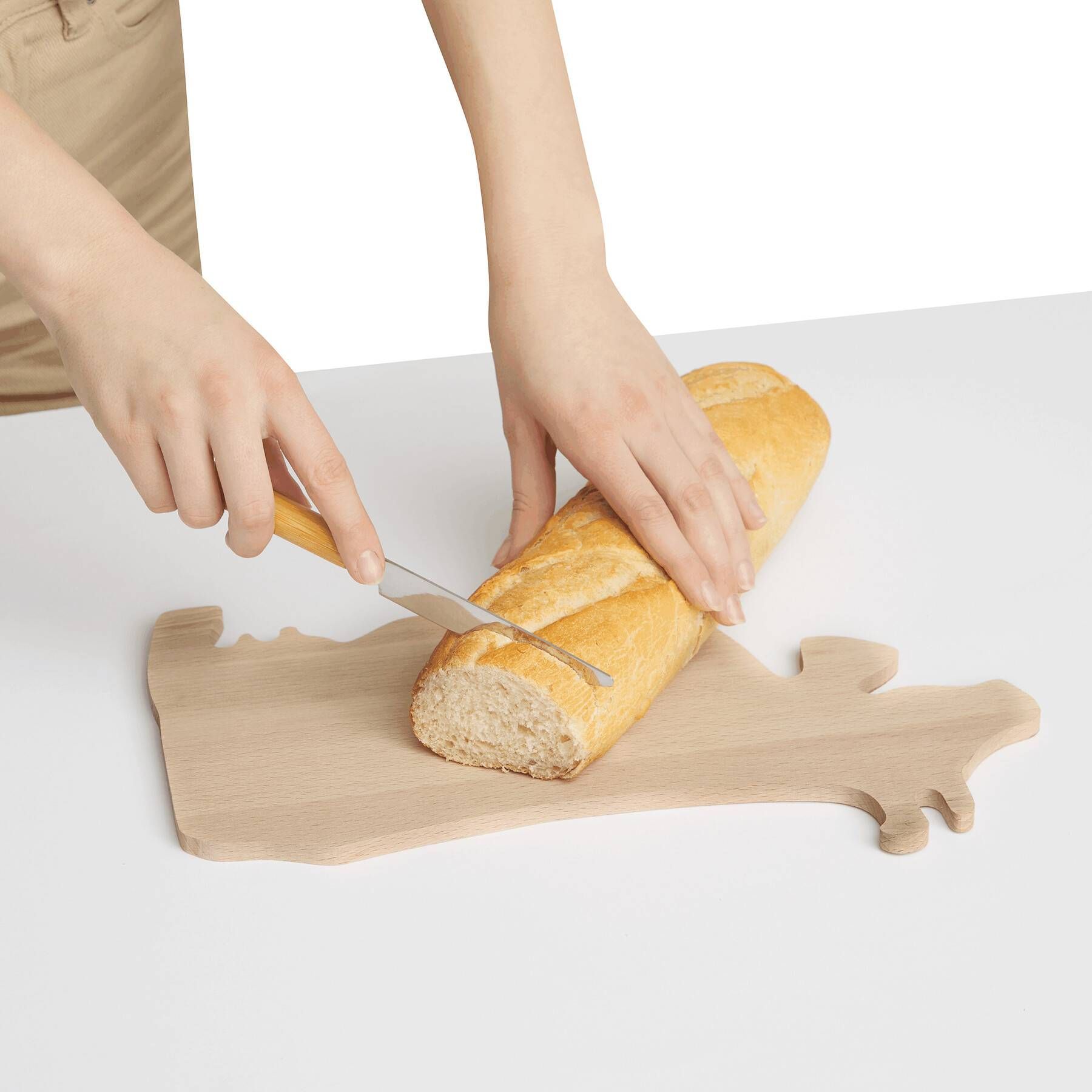 Schneidebrett WOODEN RINDY - braun-278