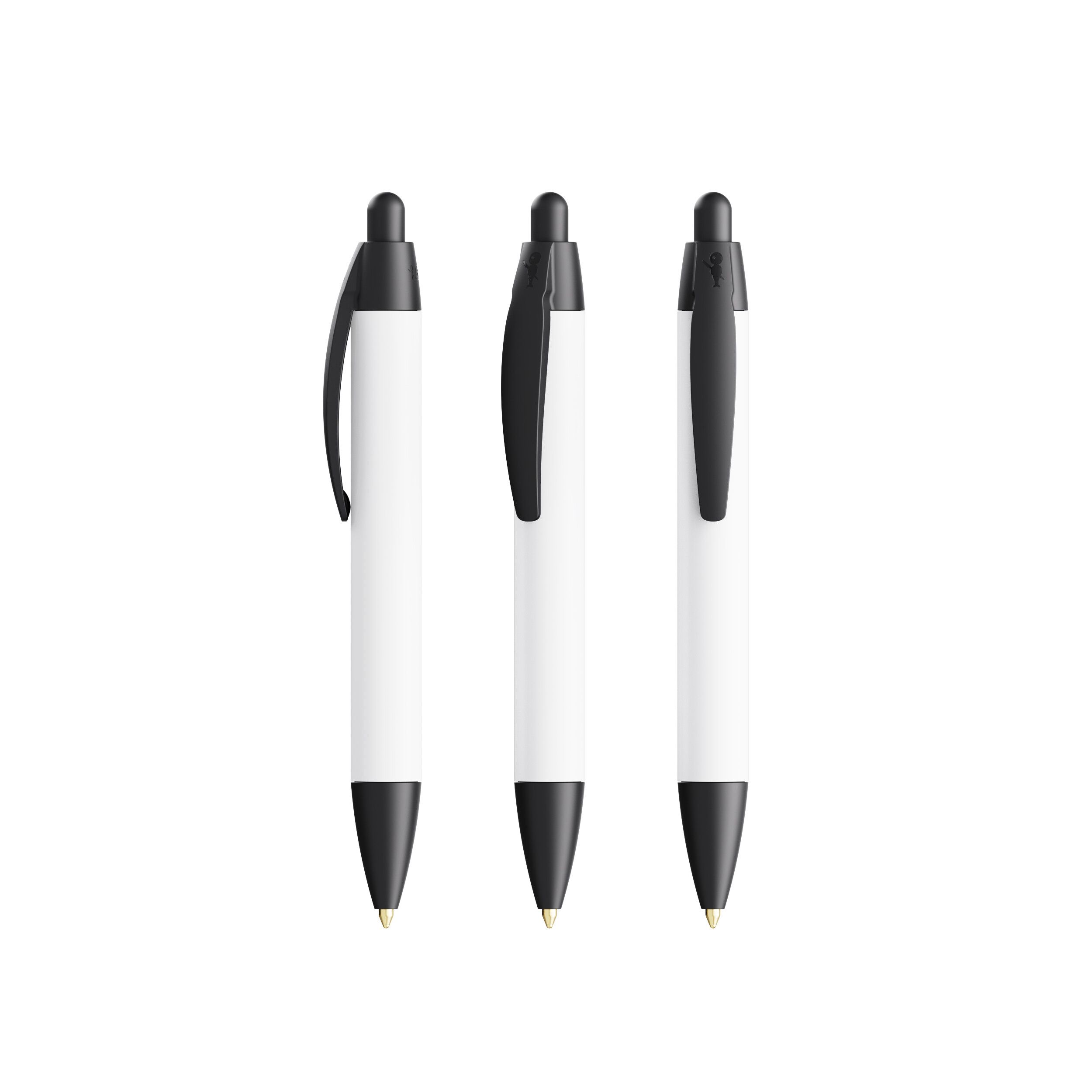 BIC® Wide Body Mini Digital Kugelschreiber, Mine schwarz - schwarz-867