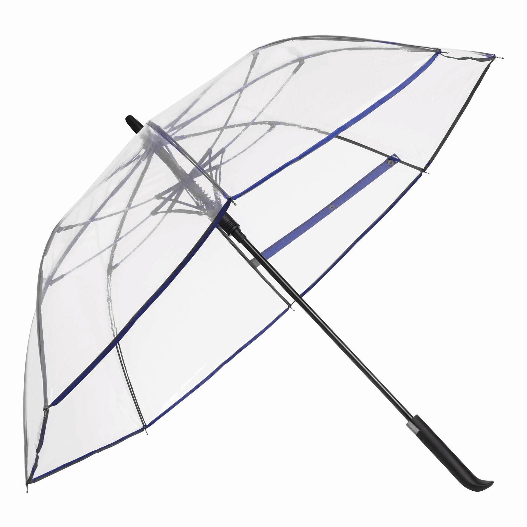 Automatischer Windproof-Stockschirm VIP - blau - transparent-62