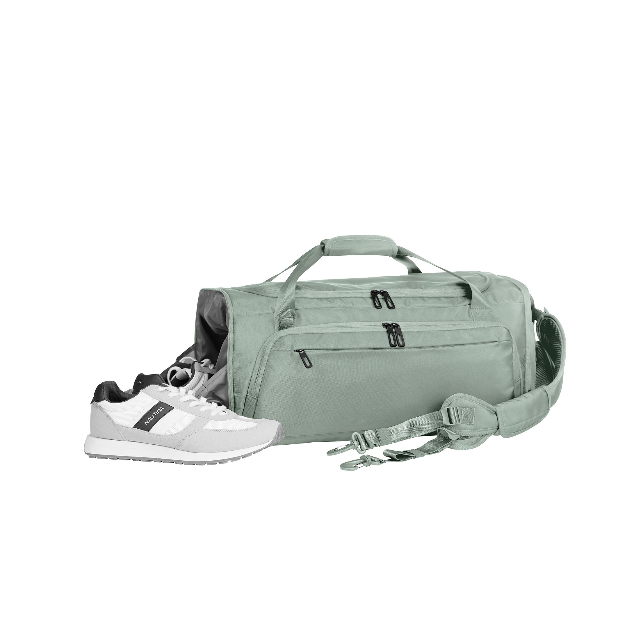 Sport-/Reisetasche SOLID - grüngrau-984