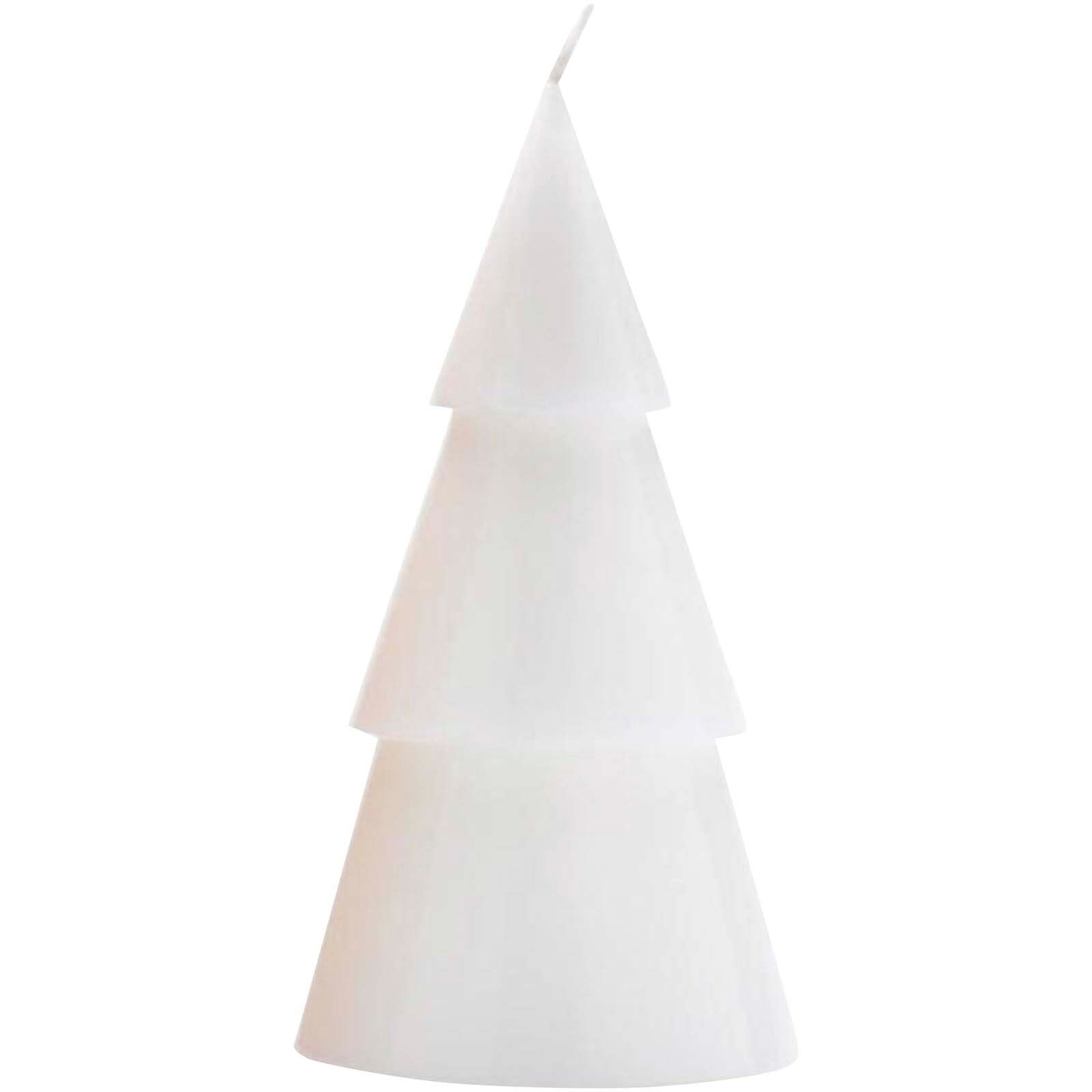 Originalhome Weihnachtsbaum Kerze L - weiss-740