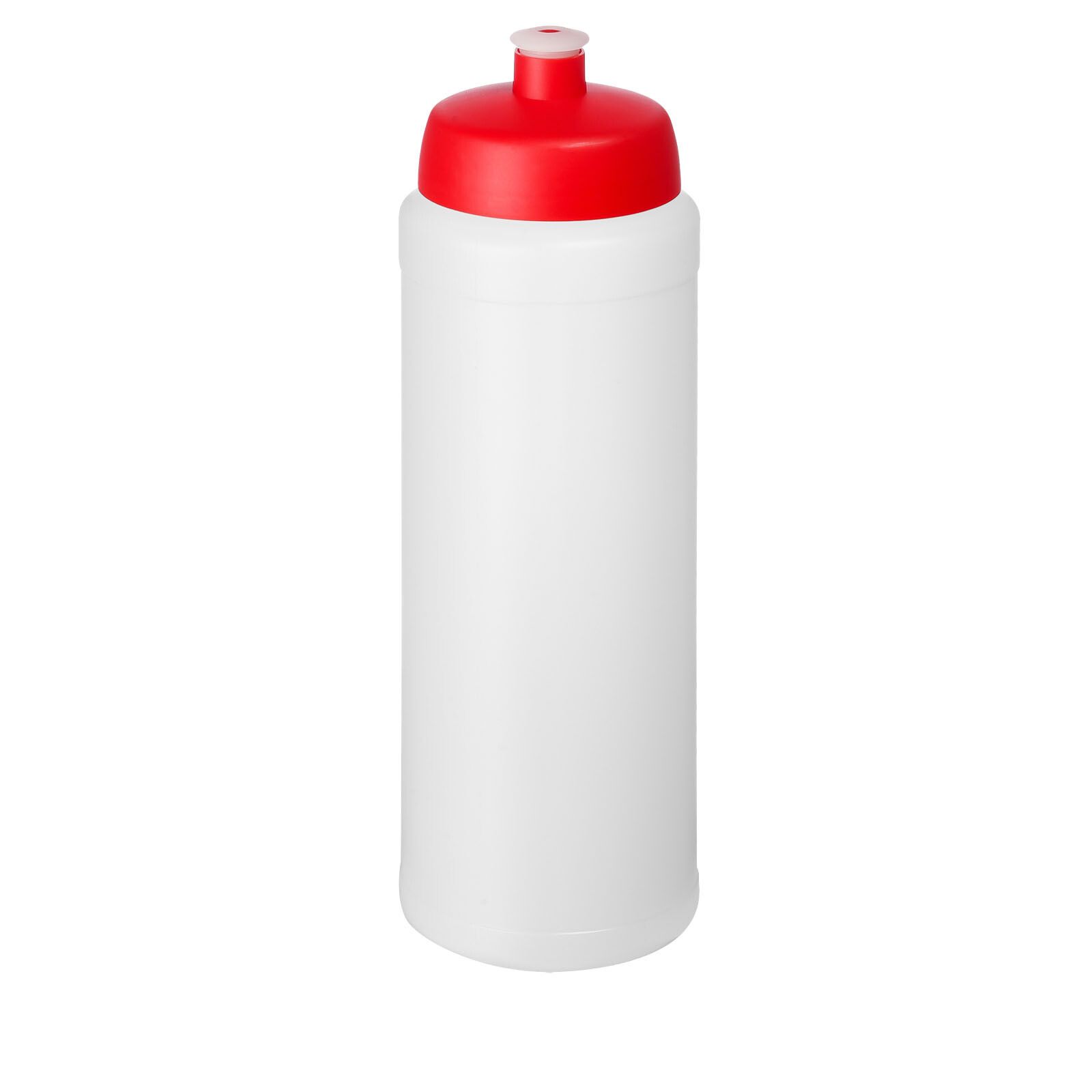 Baseline Plus 750 ml Flasche mit Sportdeckel - transparent -  rot-424