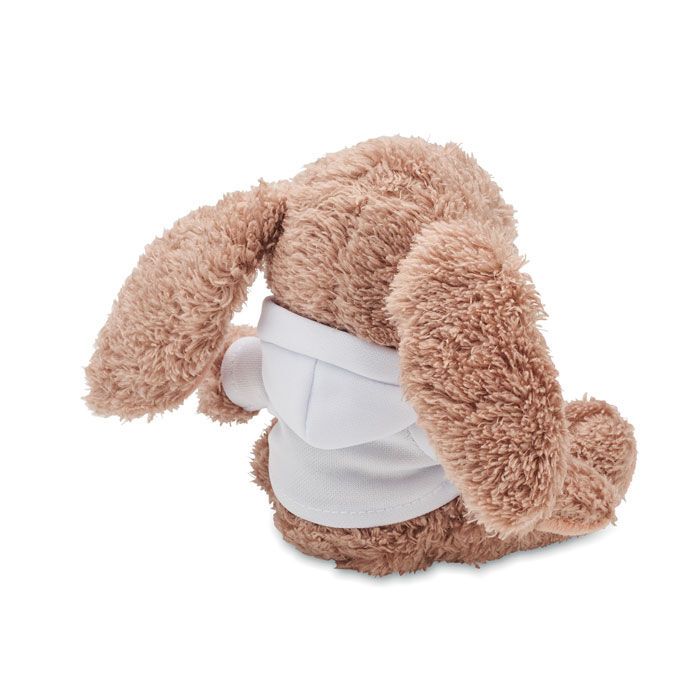 Plüsch-Hase mit Hoody BUNNY - weiß-693