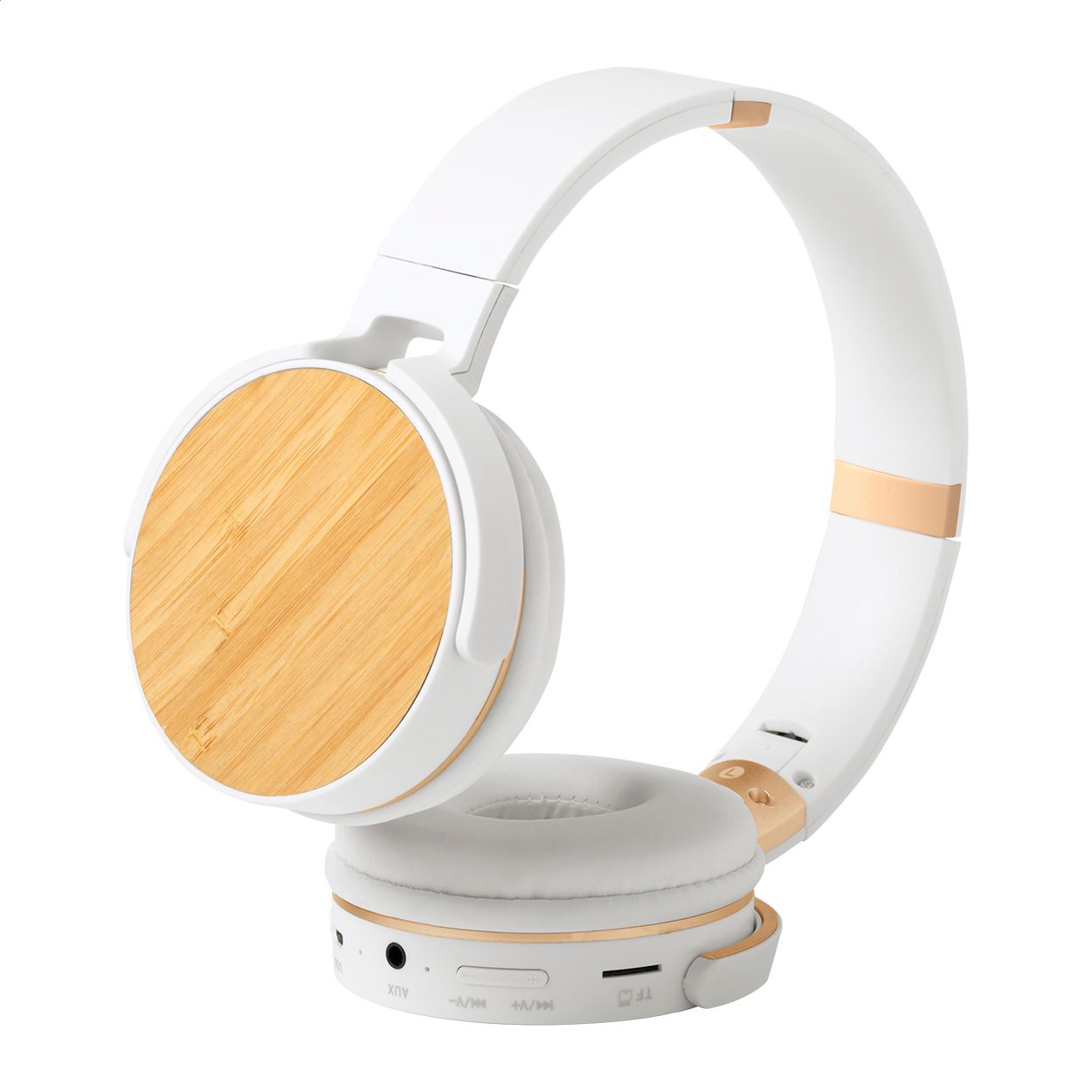 Bluetooth-Kopfhörer Treiko - weiß - natur-605