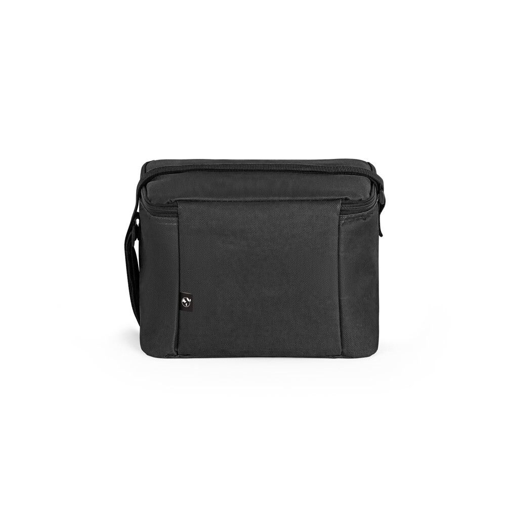 CANCUN Kühltasche aus recyceltem 600D-Polyester mit Gurt 7L - schwarz-725