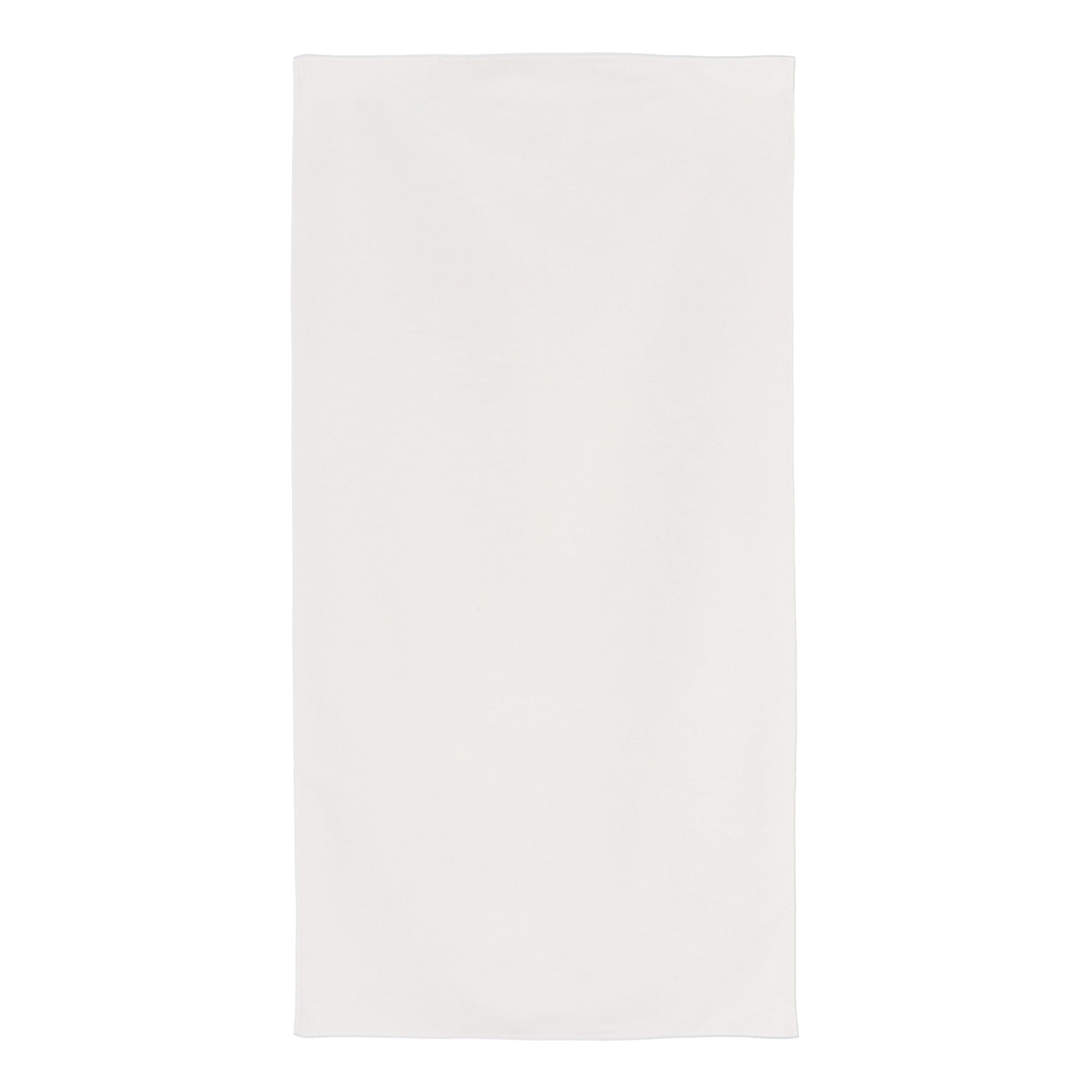 Schnelltrocknendes Handtuch R-PET 50 x 100 cm Sublimation - weiss  -  grau-324